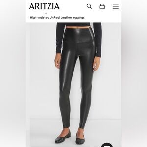 Wilfred Shiny Black Leggings